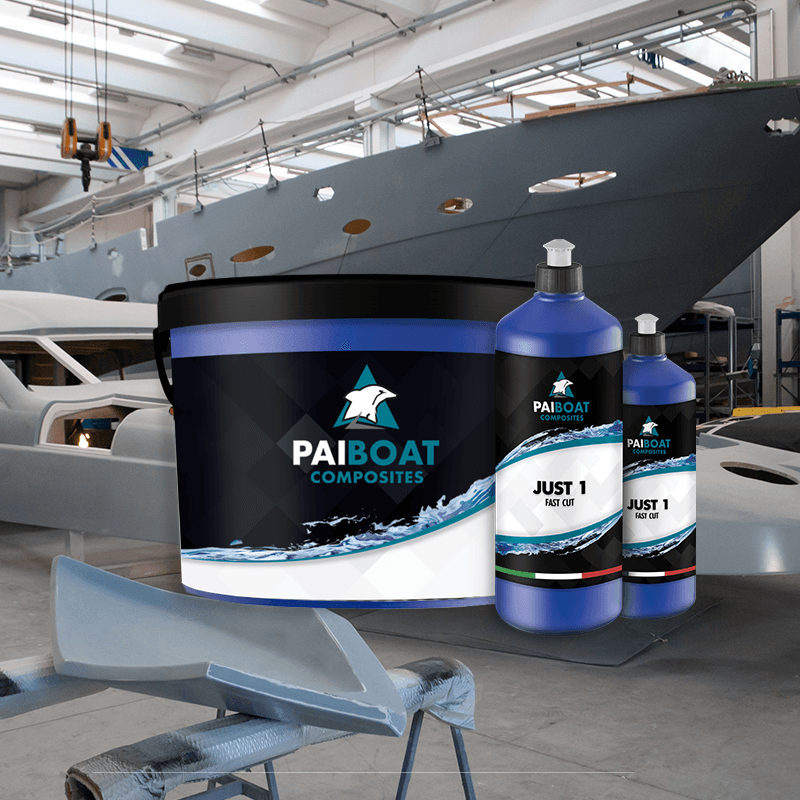 Paste abarsive lucidanti per gelcoat vetroresina resina fibra di carbonio - Pai Boat Composites