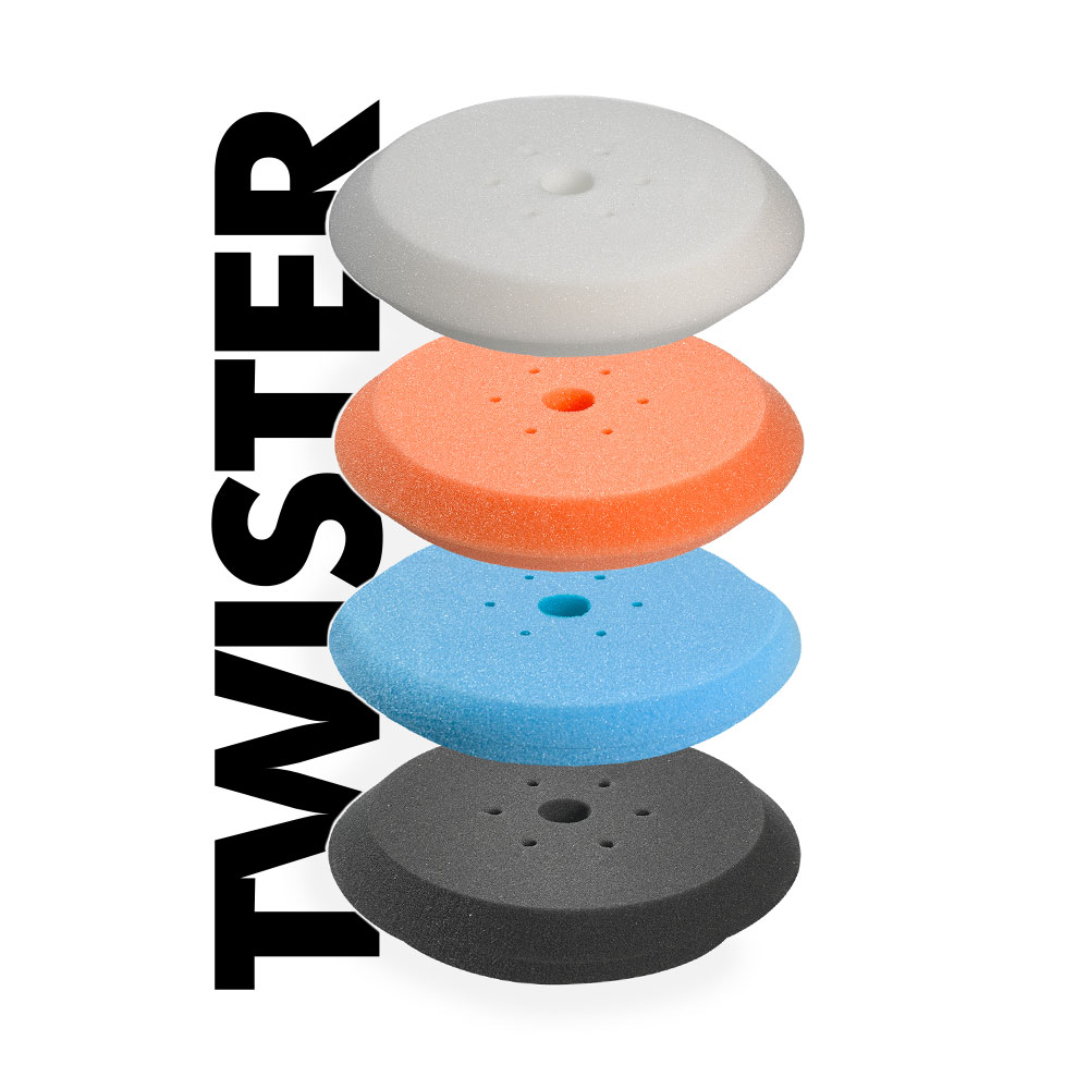 TWISTER polishing pad for car gelcoat carbon fibreglass - Pai Cristal