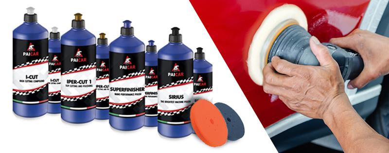 Products for car polishing – become a master in polishing PAI CAR