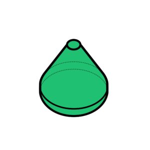 Plastic abrasive chips - CONE Green