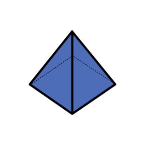 Plastic abrasive chips - PYRAMID Blue