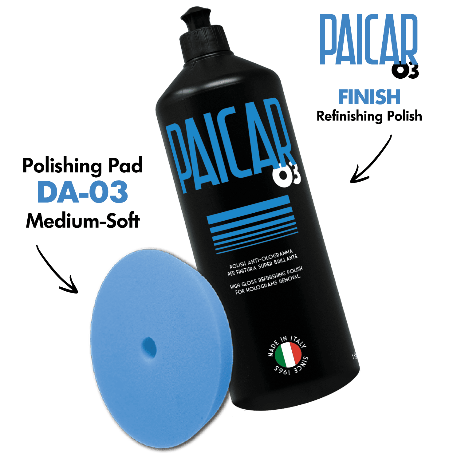 DA-03: the perfect polishing pad for PAICAR 03